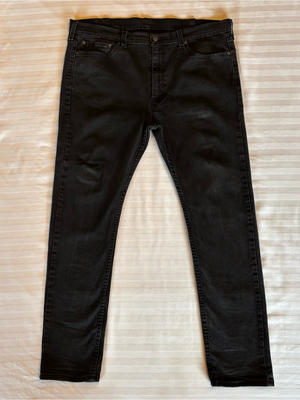 Levi's 510 Red Tab Faded Black Men's Slim Straight Denim 38 x 32